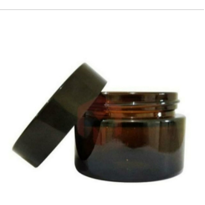 Pot Cream Kaca 30 gr / Pot Jar Kaca Amber 30ml Tebal Berkualitas