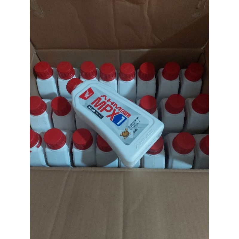 Oli Mesin Mpx 1 0,8L 24pcs Oli Mpx1 800ml 1 Dus Oli Mesin Motor Honda