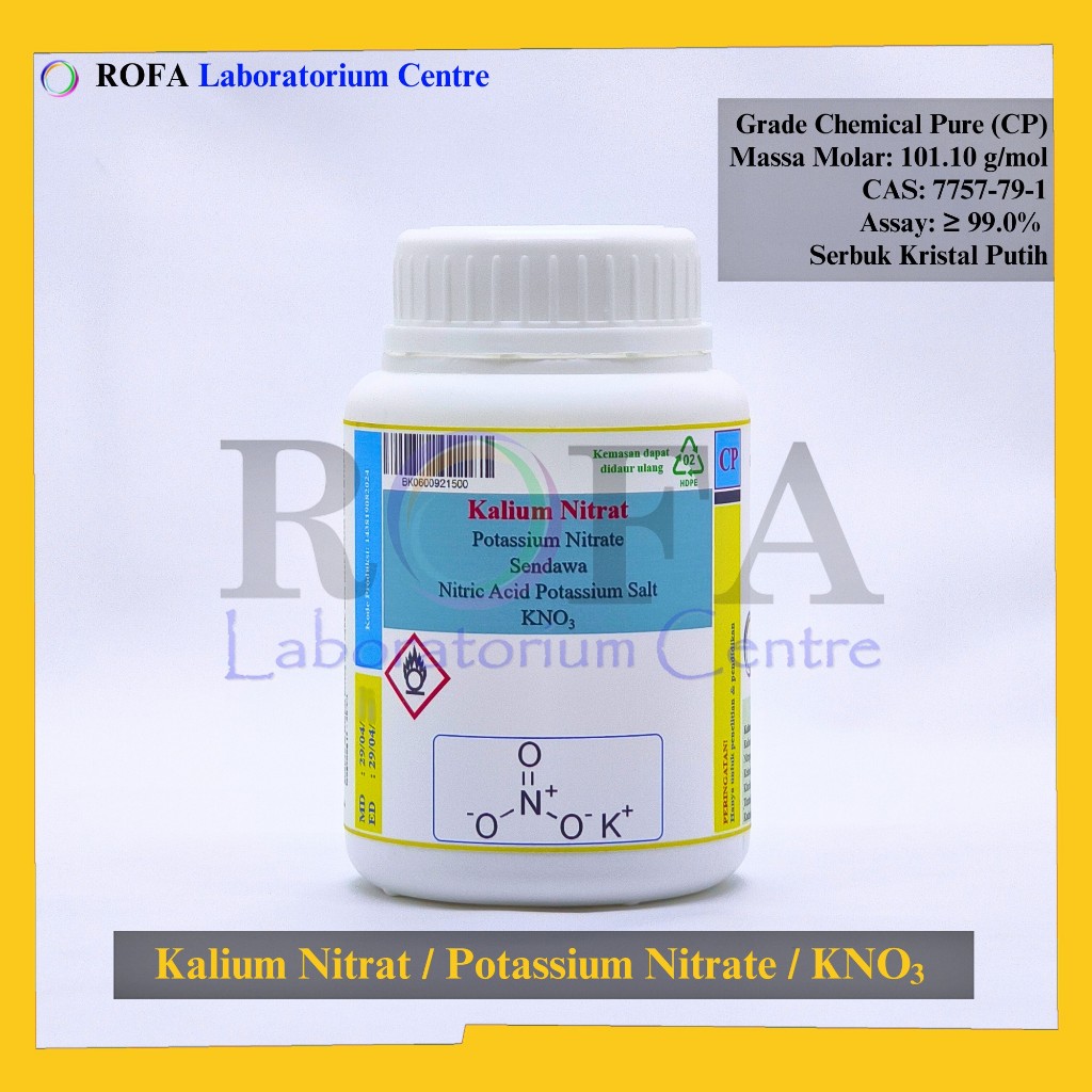 Kalium Nitrat / Potassium Nitrate / KNO3 CP 500 Gram