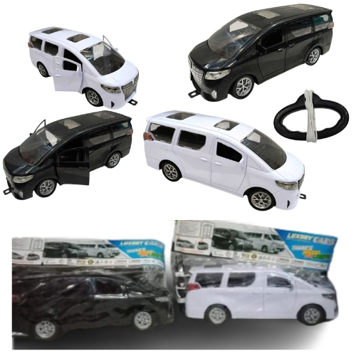 Mobil Mobilan Alphard DM06 Mainan Mobil Tarik Lampu Luxury Car Mainan Mobil Alphard