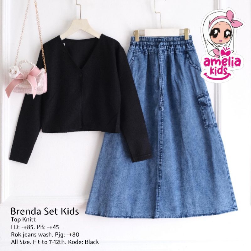 Breda Set Kids Setelan Anak Perempuan Setelan Anak Perempuan Original Ori Amelia Kids