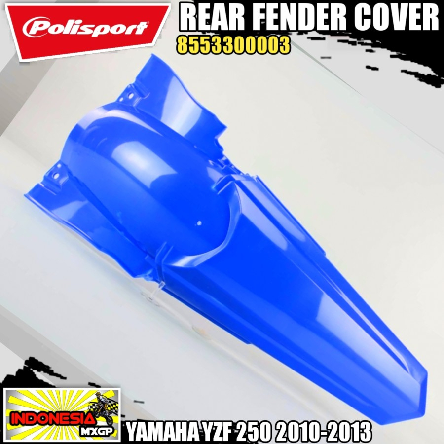 YAMAHA YZ - YZF 250 F - YZ250F 2010 2011 2012 2013 - POLISPORT REAR FENDER COVER - SPAKBOR BELAKANG 