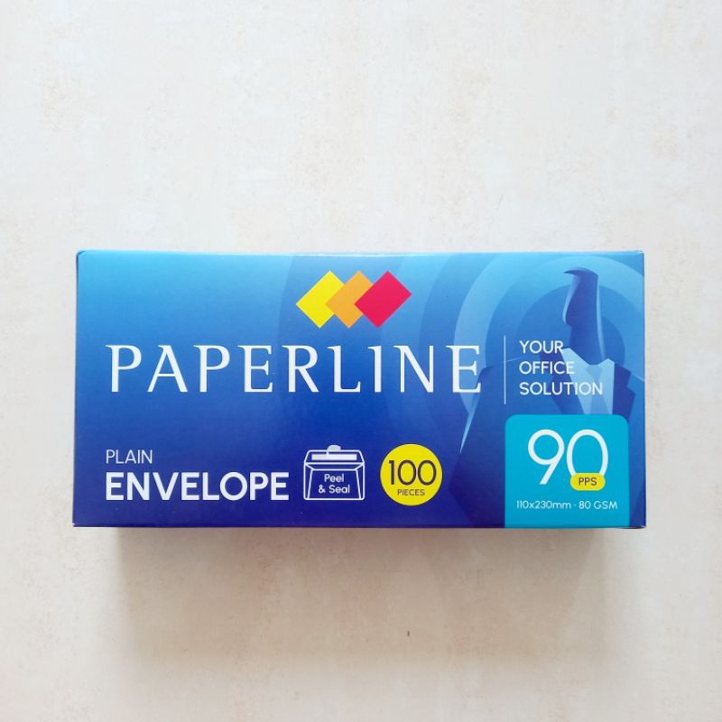 

[ PACK ISI 100 MURAH ] Amplop Buklet Putih Polos Paperline 90 PPS 80 Gram ( Ukuran 11 x 23 cm)