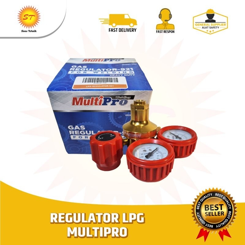 Regulator Gas LPG (Elpiji) Heavy Duty MULTIPRO 921