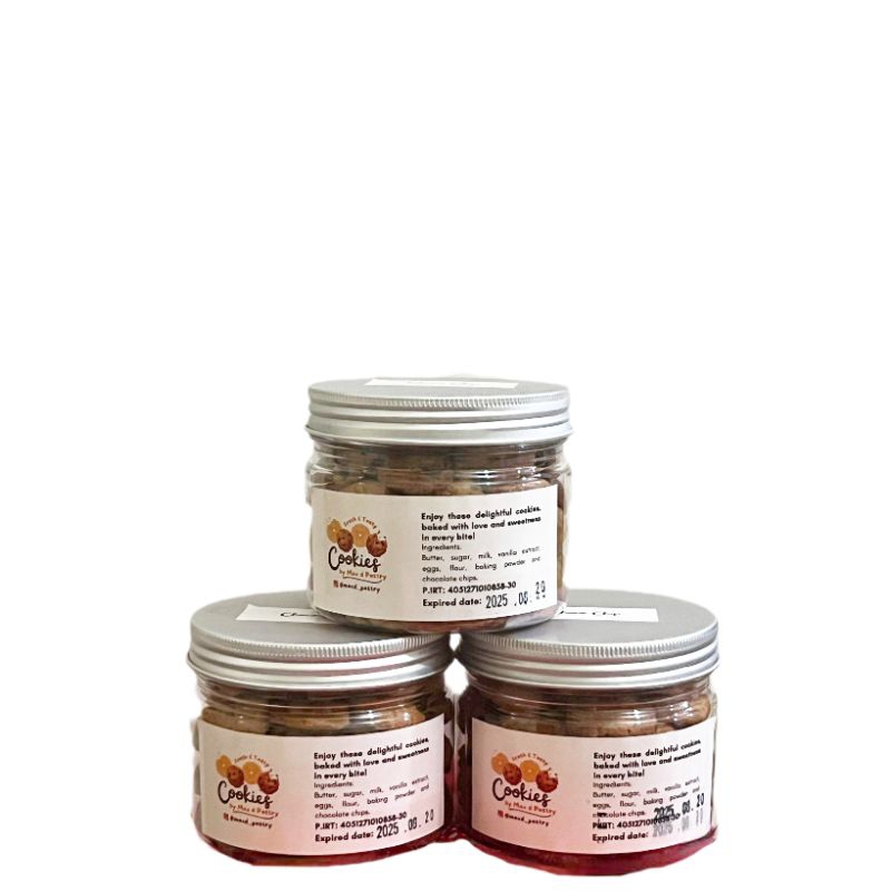 

Cookies Chocochip (Toples Jar 400 ml ) 145gr 1Pcs