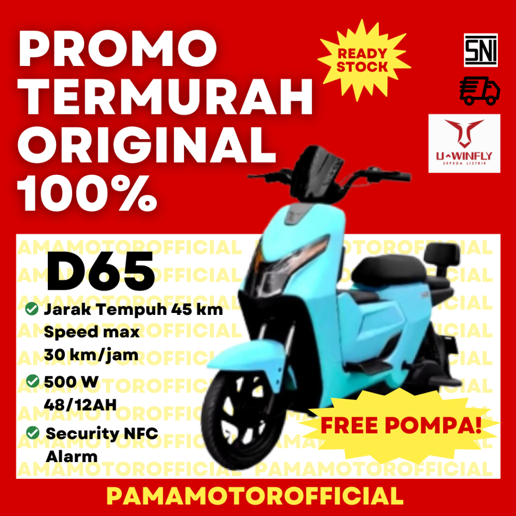 UWINFLY D65 Sepeda Listrik Best Seller PROMO