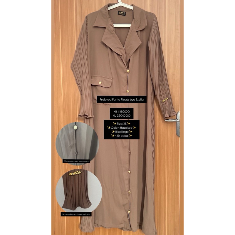 PRELOVED EZELLA FARHA PLEATS