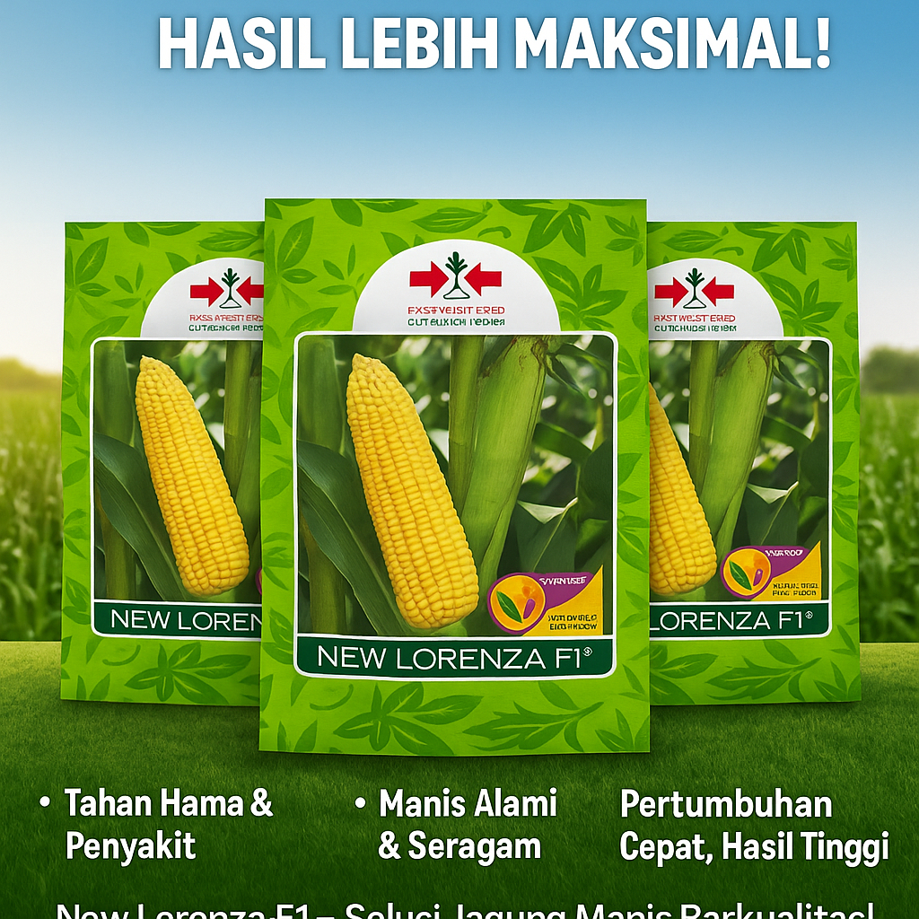 

ORIGINAL !!! BIbit Benih Jagung Manis New Lorenza F1