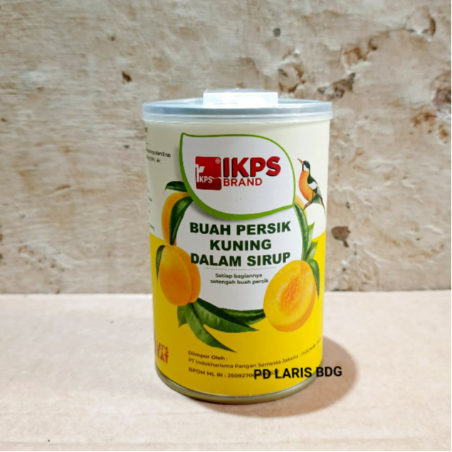 

IKPS BRAND Yellow Peach In Syrup 425gr (Buah Persik Kuning Dalam Sirup)
