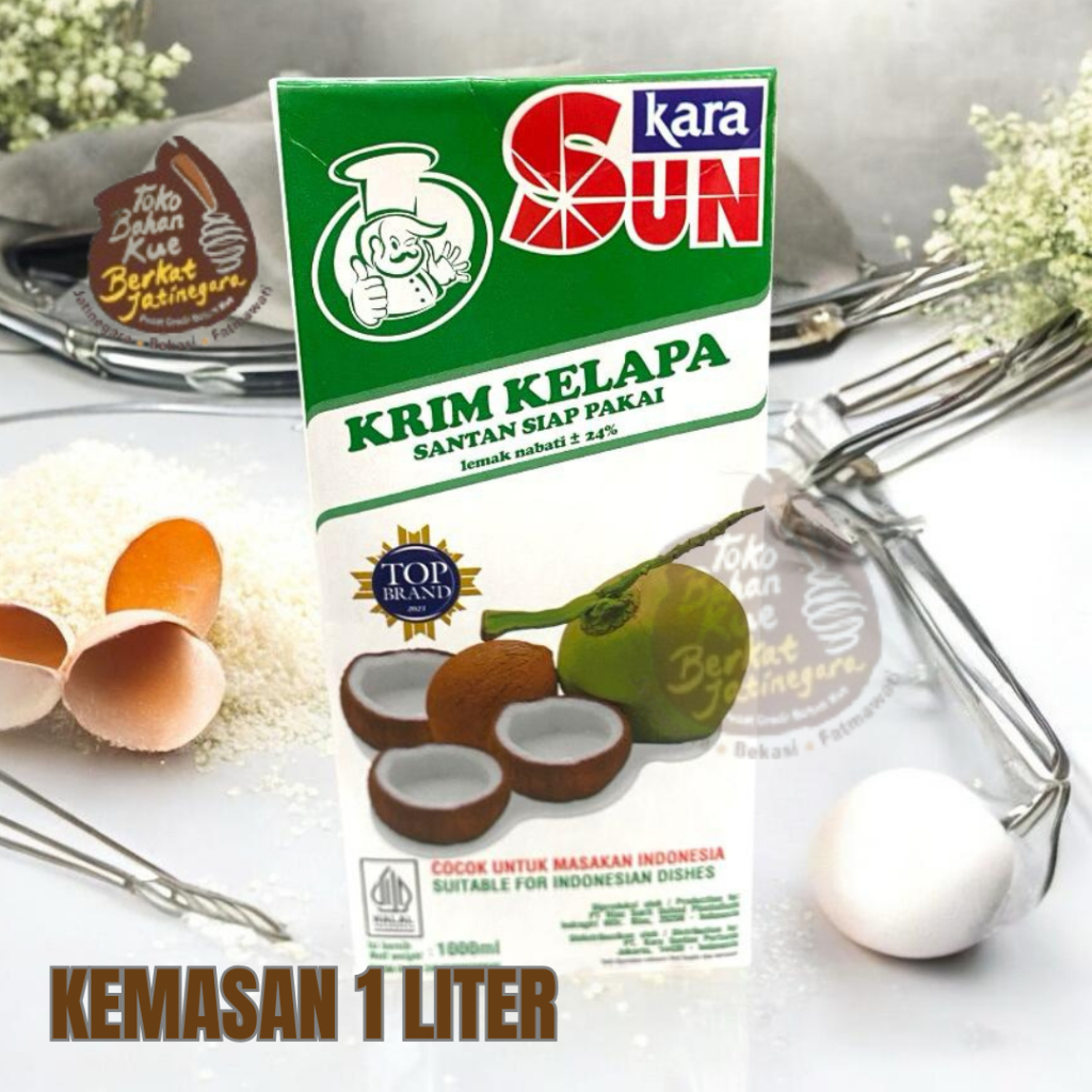 

SUN KARA SANTAN CAIR KELAPA 1 LITER / SANTAN KELAPA SIAP PAKAI / SANTAN KELAPA INSTAN