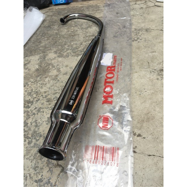KNALPOT CB 125 CB CORBY ORIGINAL NTD