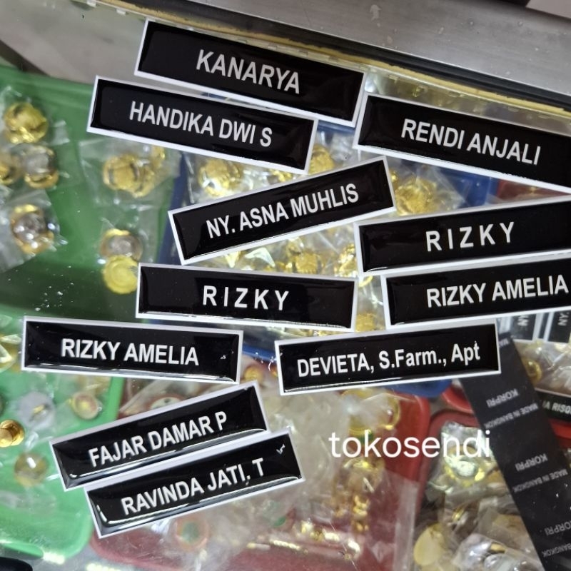

Name Tag | Papan Nama pdh