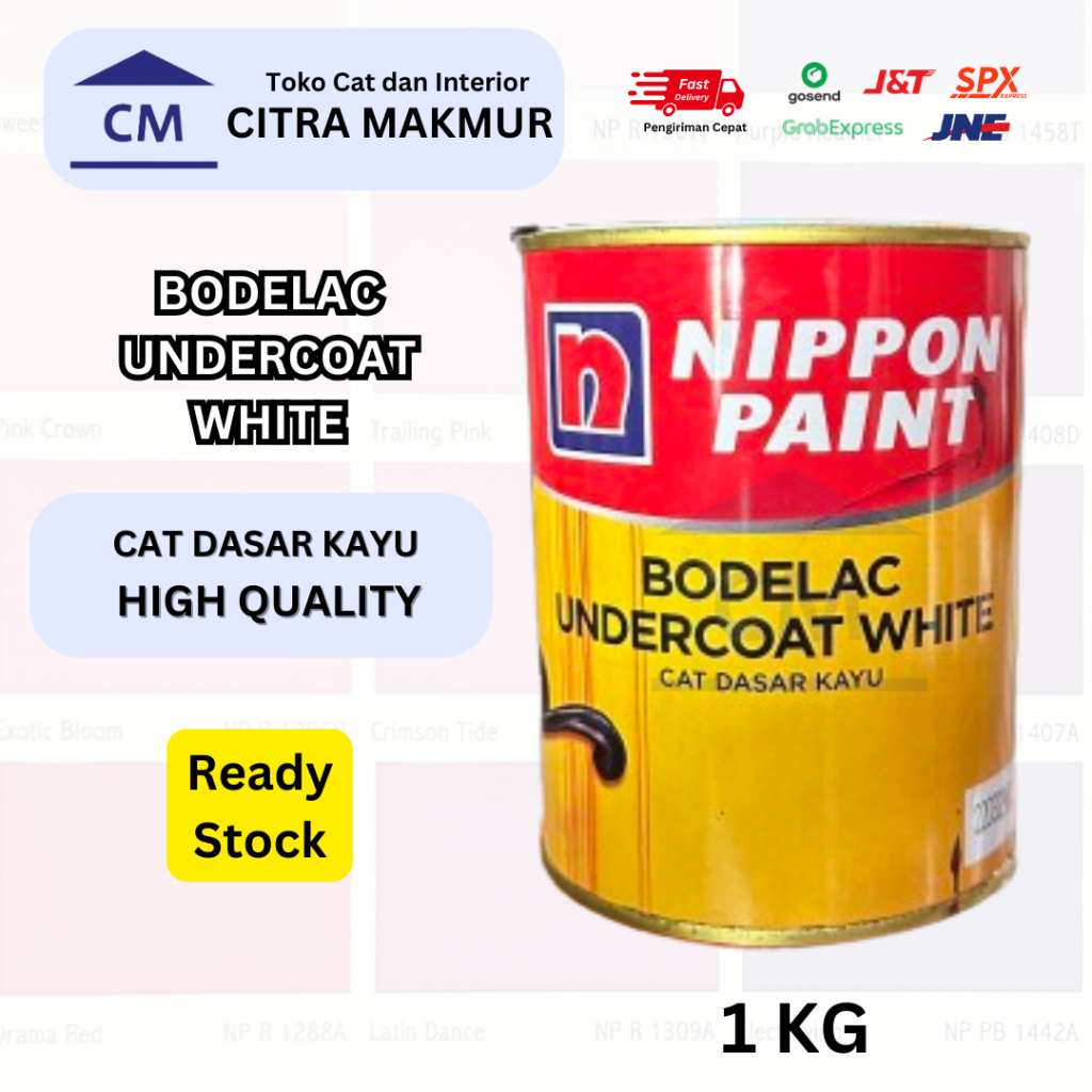 Nippon Bodelac Undercoat White - 1 Kg ( Cat Dasar Kayu )