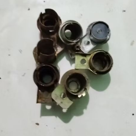 Breket pangkon lampu sein dan bohlam motor Honda S90 s90z Benly CB