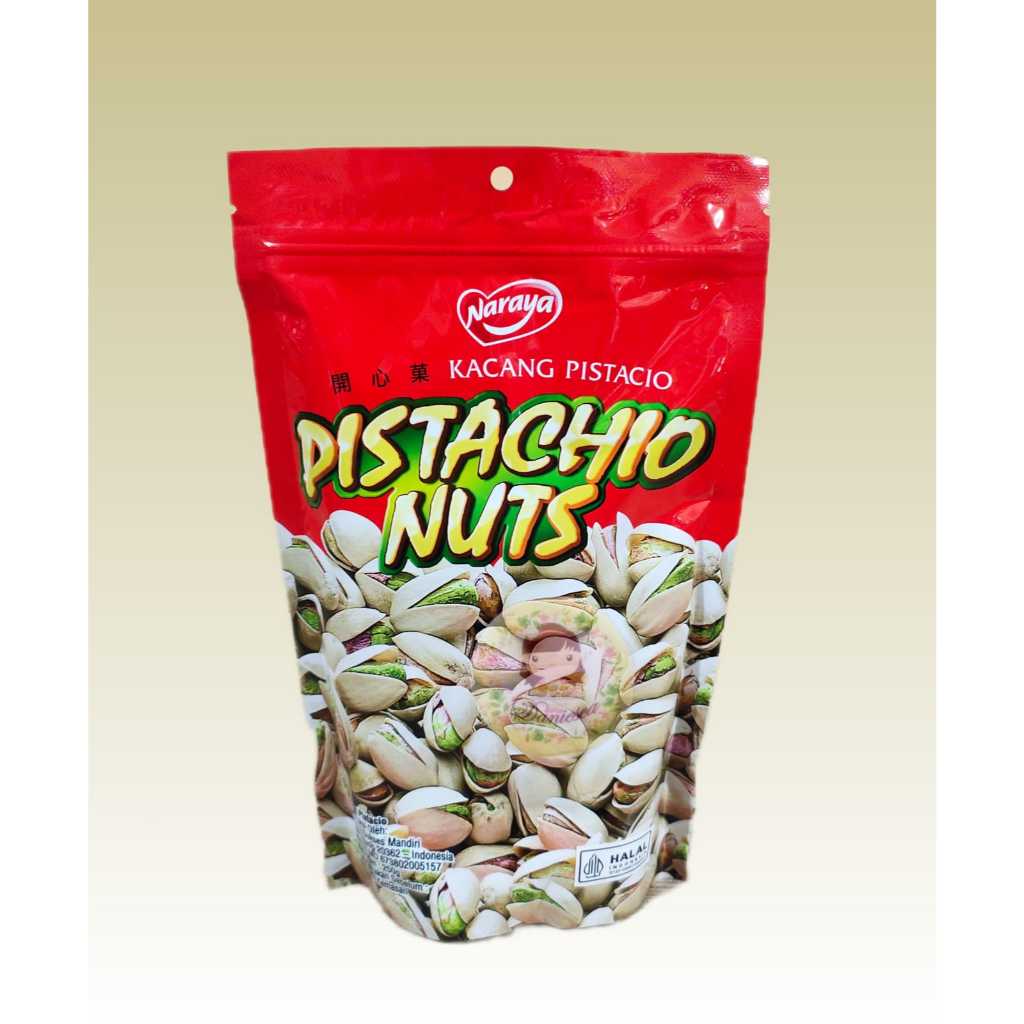 

.Naraya Pistachio Nuts Kacang Sehat Pistacio Pouch 250gr ( SCP )