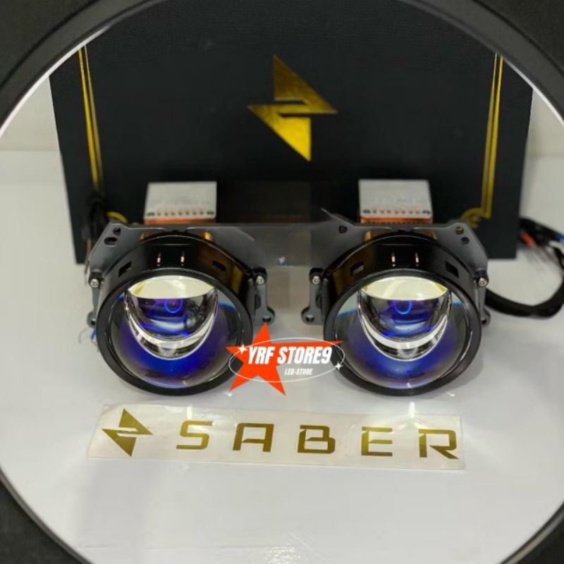 Biled SABER SR900 EVO LED Projector Headlamp Laser LED Lampu Laser