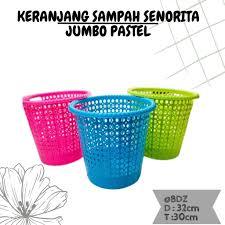 KERANJANG SAMPAH (BESAR DAN TEBAL) KERANJANG SAMPAH SENORITA JUMBO JSP
