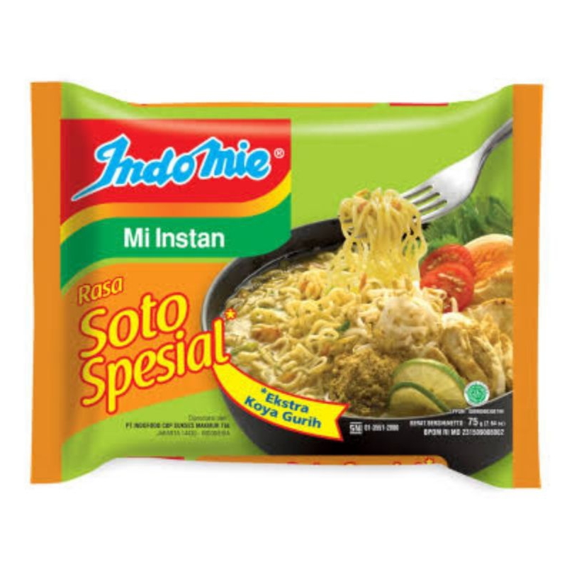 

indomie kuah soto special
