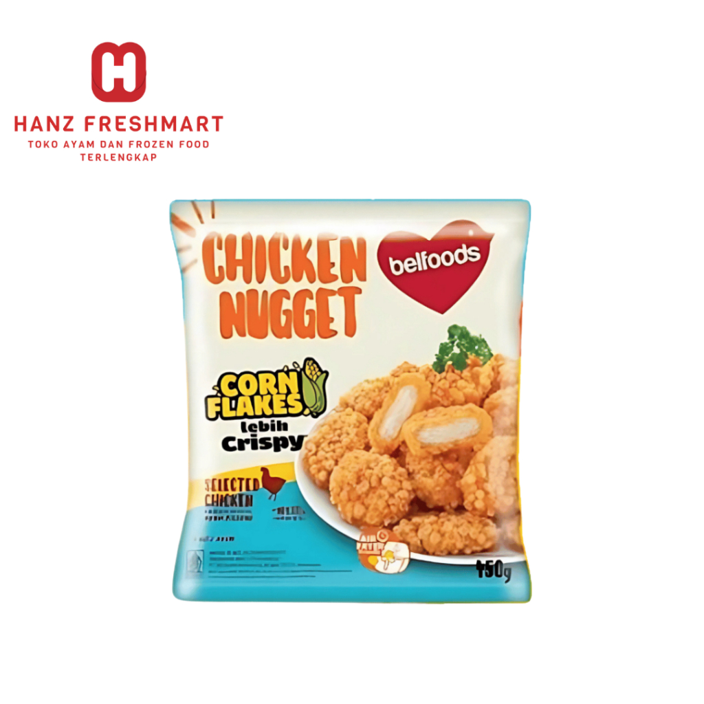 

Belfoods Chicken Nugget Corn Flakes 450gr - Hanz Freshmart