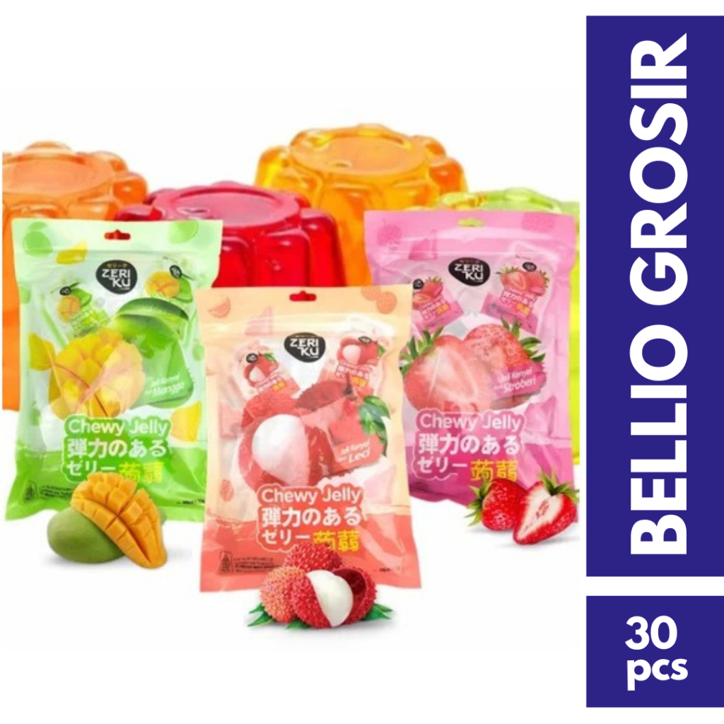 

CHEWY JELLY KECIL STROBERI 22G isi 30pcs