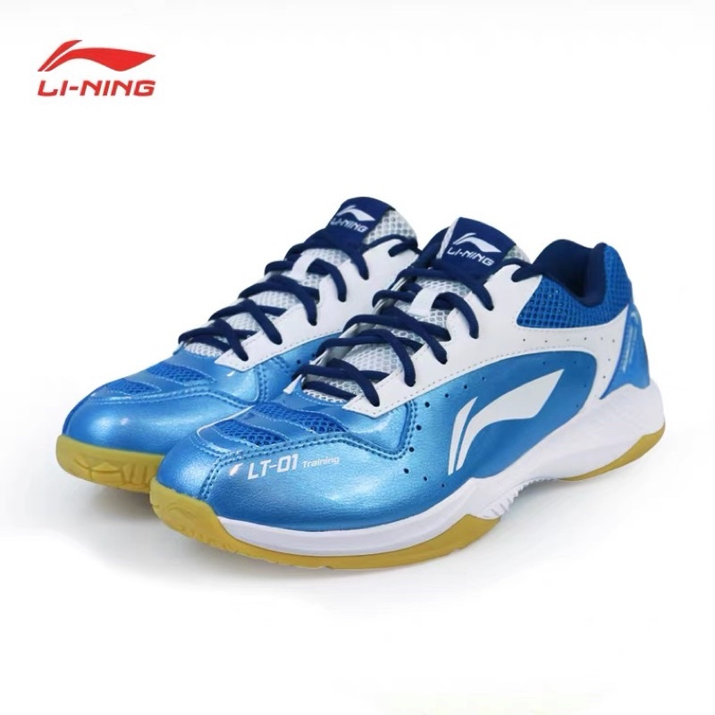 Sepatu Lining Sepatu Badminton Training Shoes AYTS024 Biru Blue