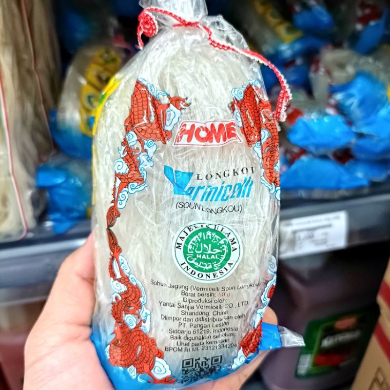 

Vermicelli Longkou 50gr / Longkou Soun / Sohun Jagung