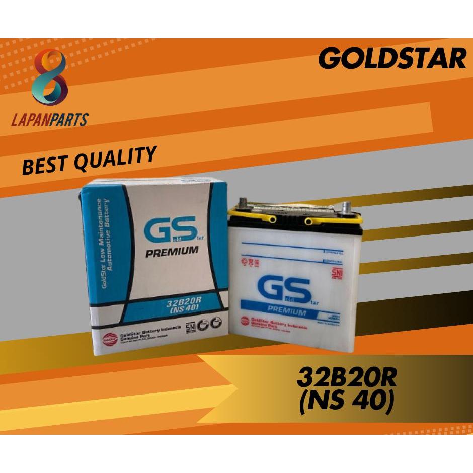 Aki Mobil Espass Futura Bergaransi , Merk :  GOLD STAR NS-40