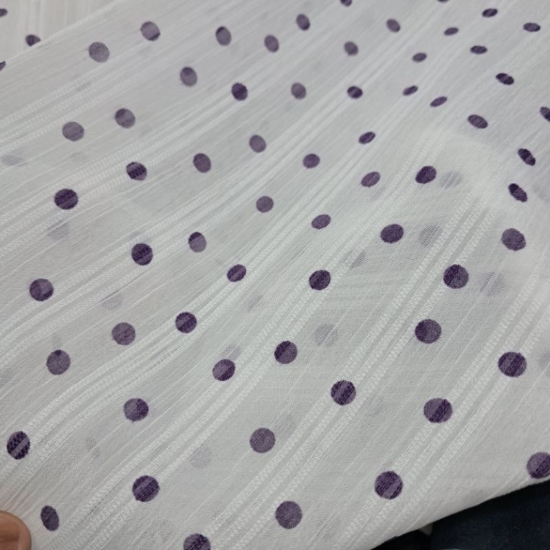 kain sifon motif - kain sifon motif premium - kain sifon dobi motif polkadot - kain sifon [lq01]