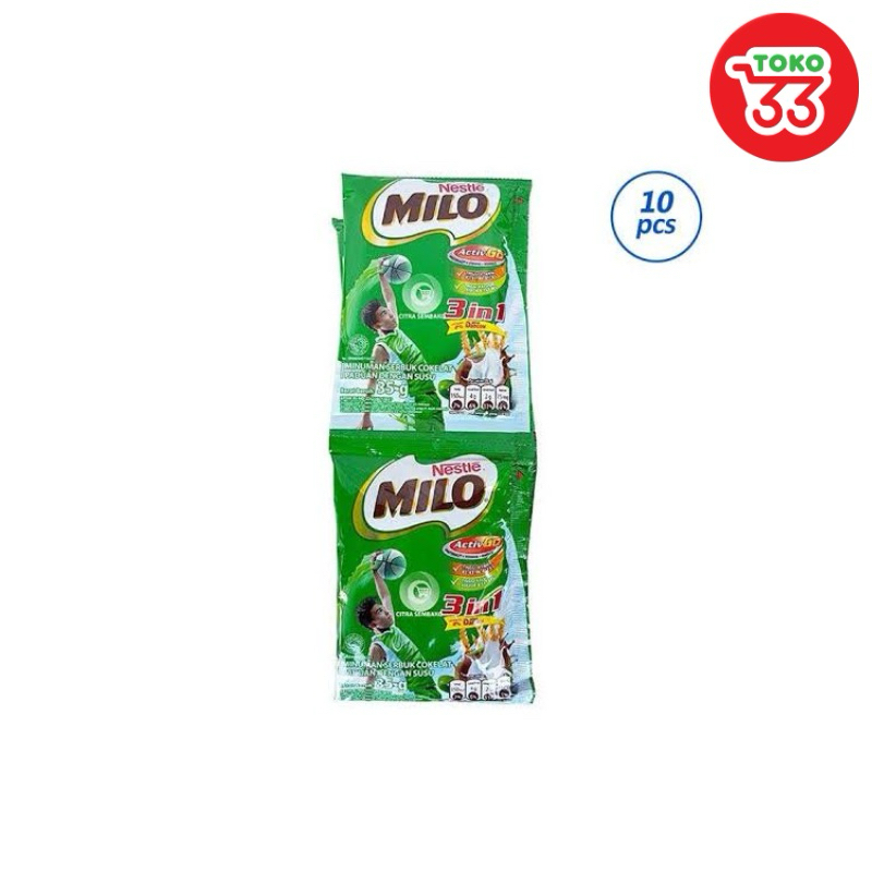 

Milo 3in1 sachet isi 10 bks
