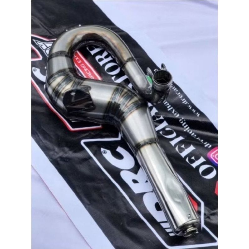 KNALPOT VESPA RACING DRC BUANG KANAN PENDEK KNALPOT VESPA MURAH DRC