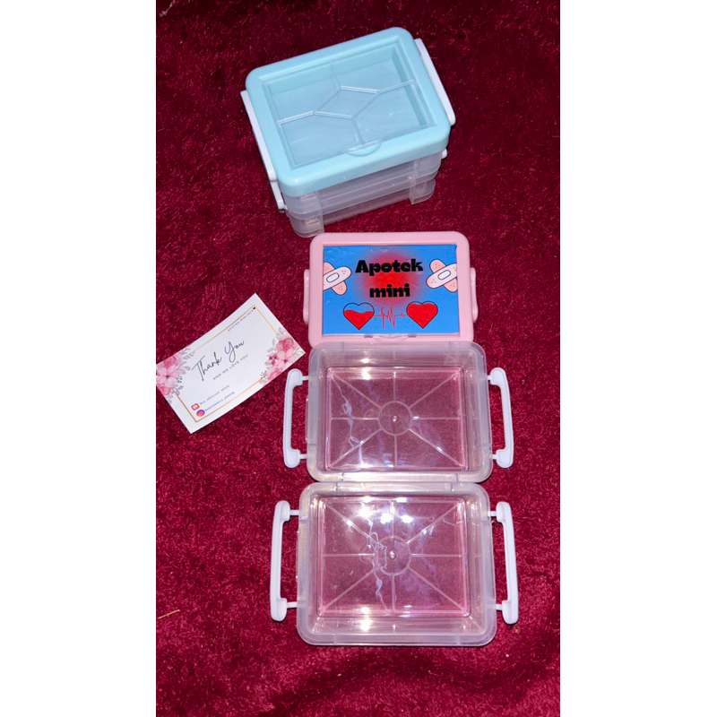 APOTEK MINI IMUT /apotik mini lucu/apotek mini + sticker