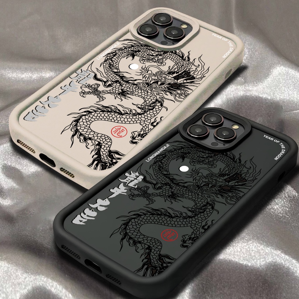 Softcase Rounded Timbul Dragon For IPHONE 5, 6, 6 PLUS, 7, 7 PLUS, 8 PLUS, X,XR,XS,XS MAX, 11,11 PRO