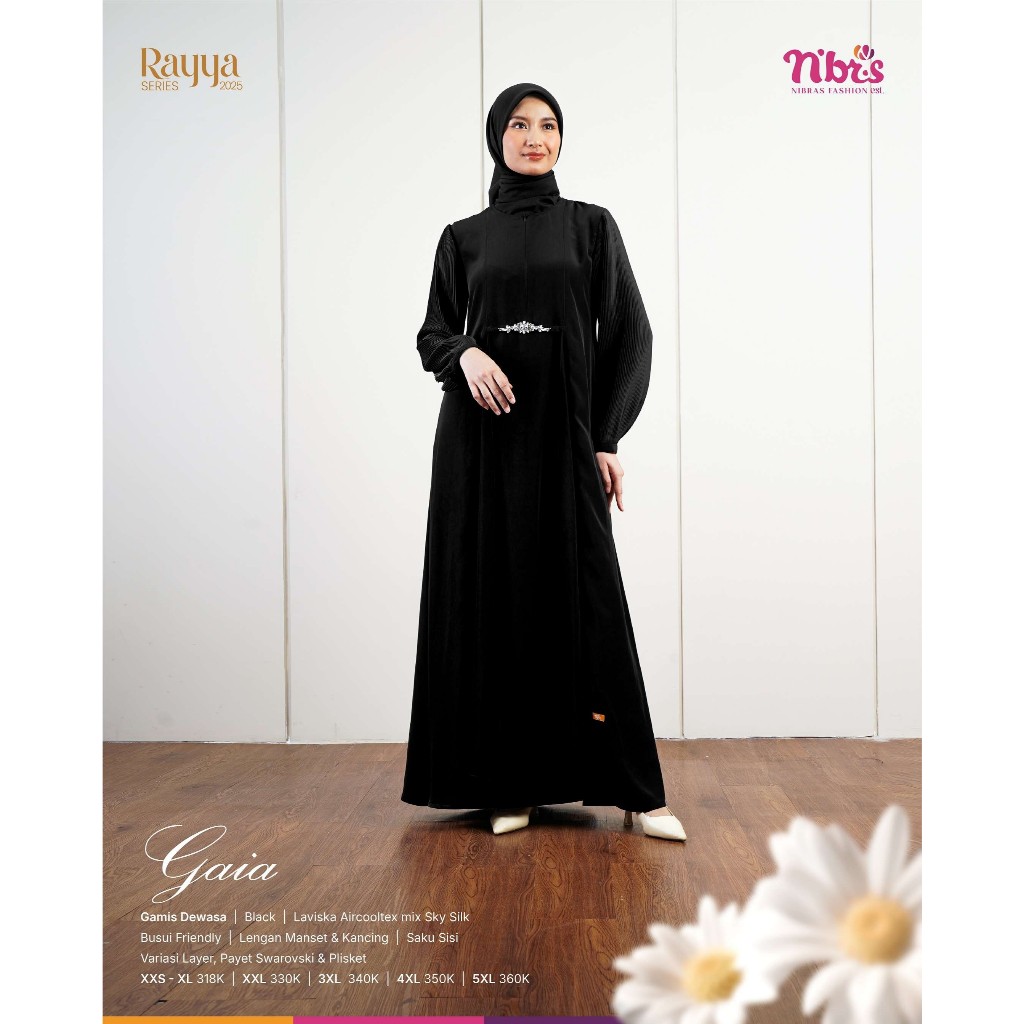 GAMIS NIBRAS TERBARU 2025 GAMIS GAIA BY NIBRAS