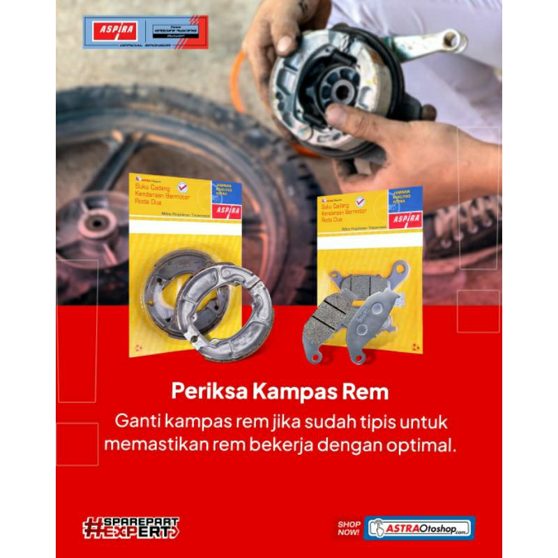 Kampas rem aspira vario beat scoopy kzl