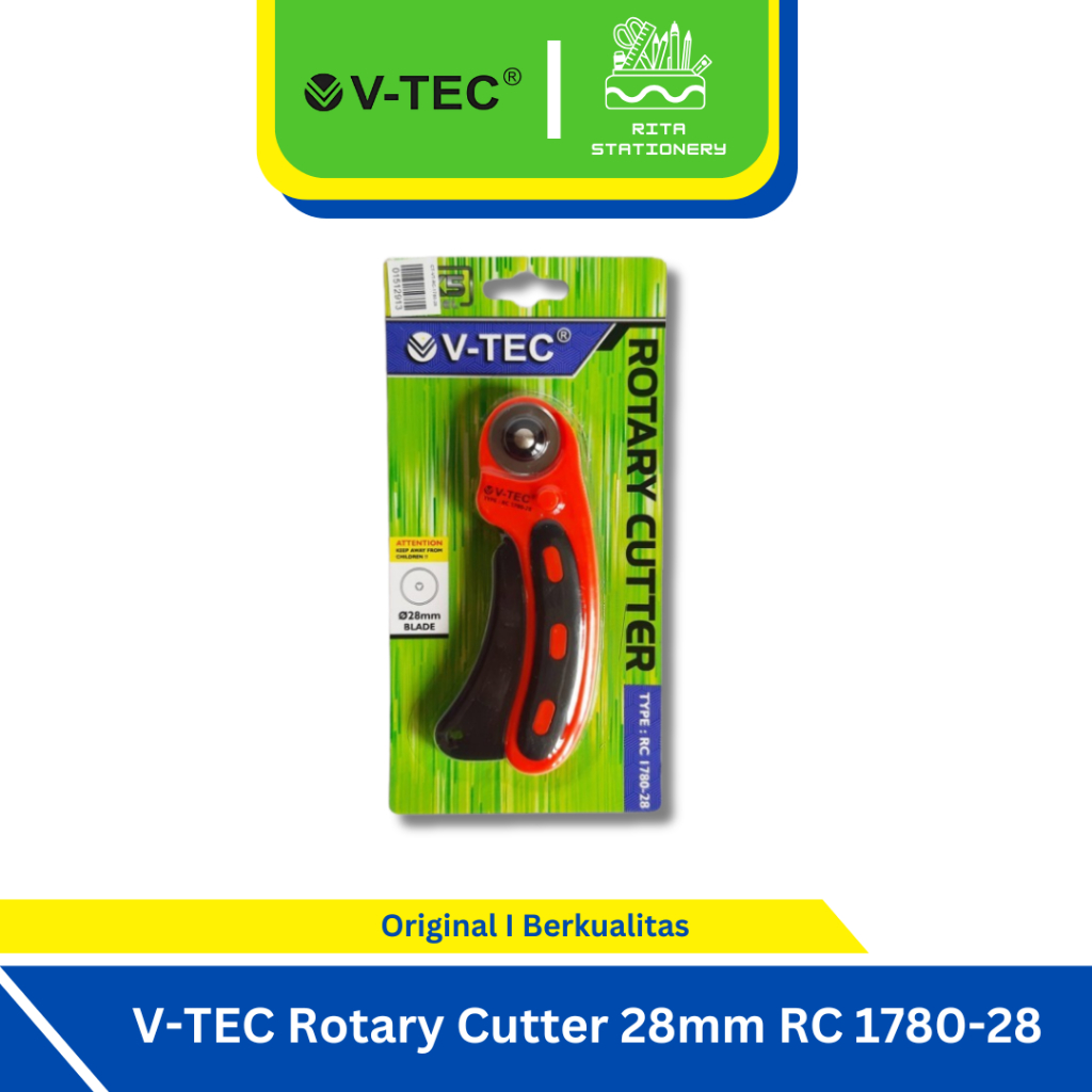 

V-TEC Rotary Cutter 28mm Blade Pisau Putar Lipat RC 1780-28