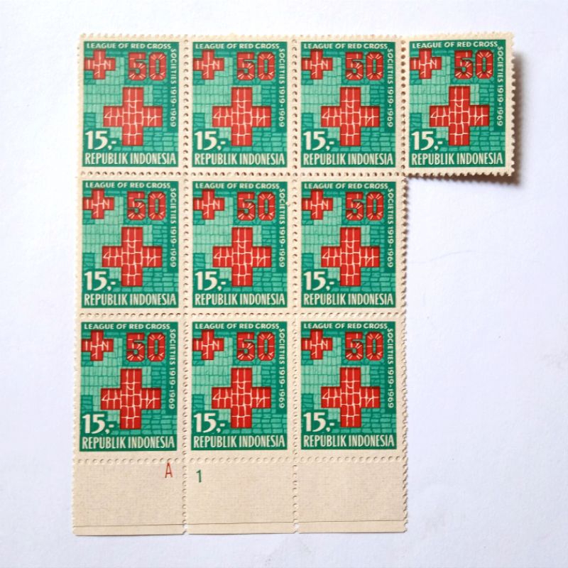 

Antik Perangko Filateli Hari Palang Merah Dunia ke.50 Rp.15,- 1969