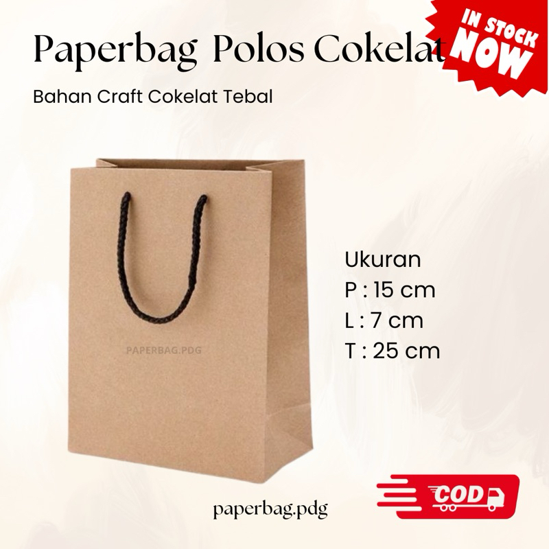 

Paperbag Polos Craft Cokelat (25x6x15) | Paperbag Kuat | Paperbag Ultah | Paperbag Sablon | Paperbag Pernikahan | Souvenir | Paperbag Premium | Paperbag Murah | Paperbag Padang | Sumatera Barat | Paperbag Tebal | Paperbag Produk | Paperbag Bukittinggi