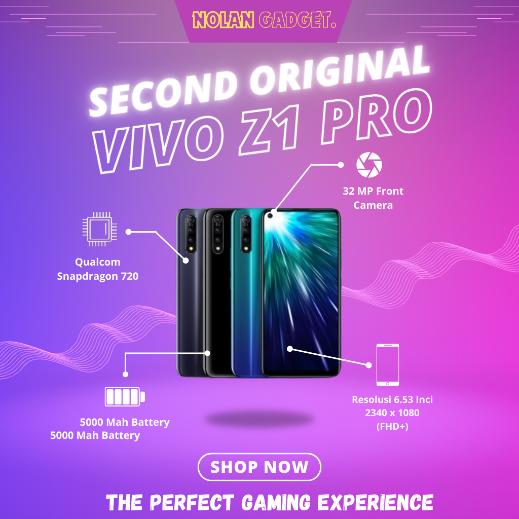 VIVO Z1 PRO RAM • 4/64 • 6/128 GB • FULLSET ORIGINAL (SECOND)