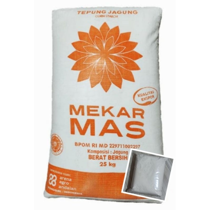 

REPACK: 1KG TEPUNG MAIZENA (MEKAR MAS, ROQUETTE)