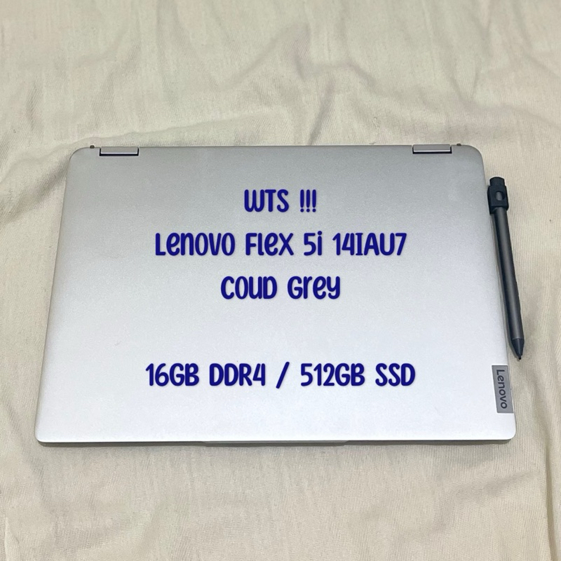 LAPTOP LENOVO FLEX 5i 14IAU7-CLOUD GREY 2nd