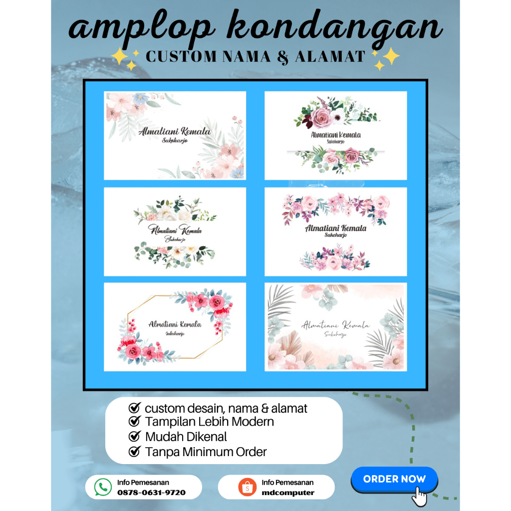 

Amplop Kondangan (Nama dan Alamat)