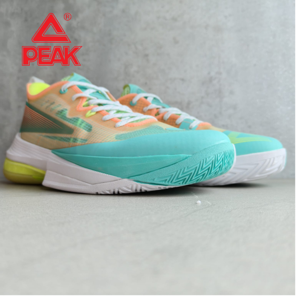 terbaru peak basketball shoes thunderbolt outdoor edition green