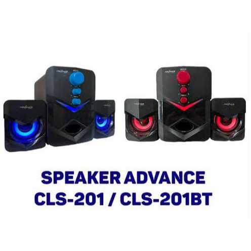 Speaker Bluetooth CLS 201 BT / Speaker Advance CLS-201 Bluetooth Super Bass / Speaker Gaming cls 303