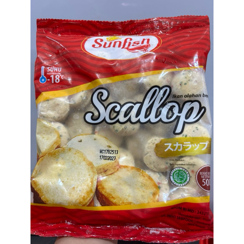 

Sunfish Scallop 500Gr