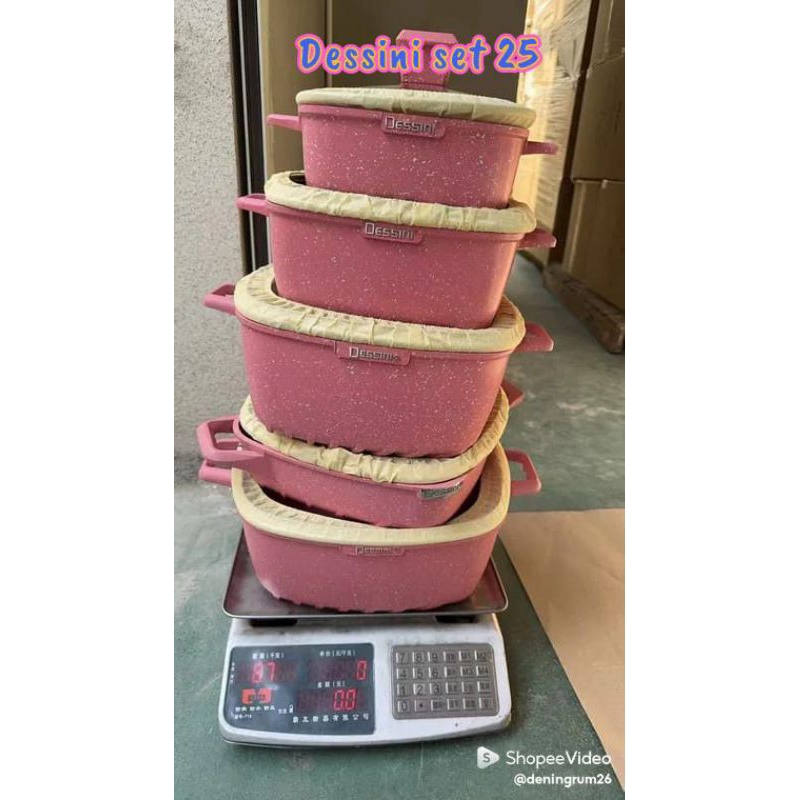 BEST SELLER || Original Panci set Dessini 23 pcs