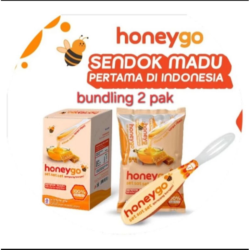 

honeygo madu murni kemasan sendok_bundling 2 pak (isi 24 pcs)