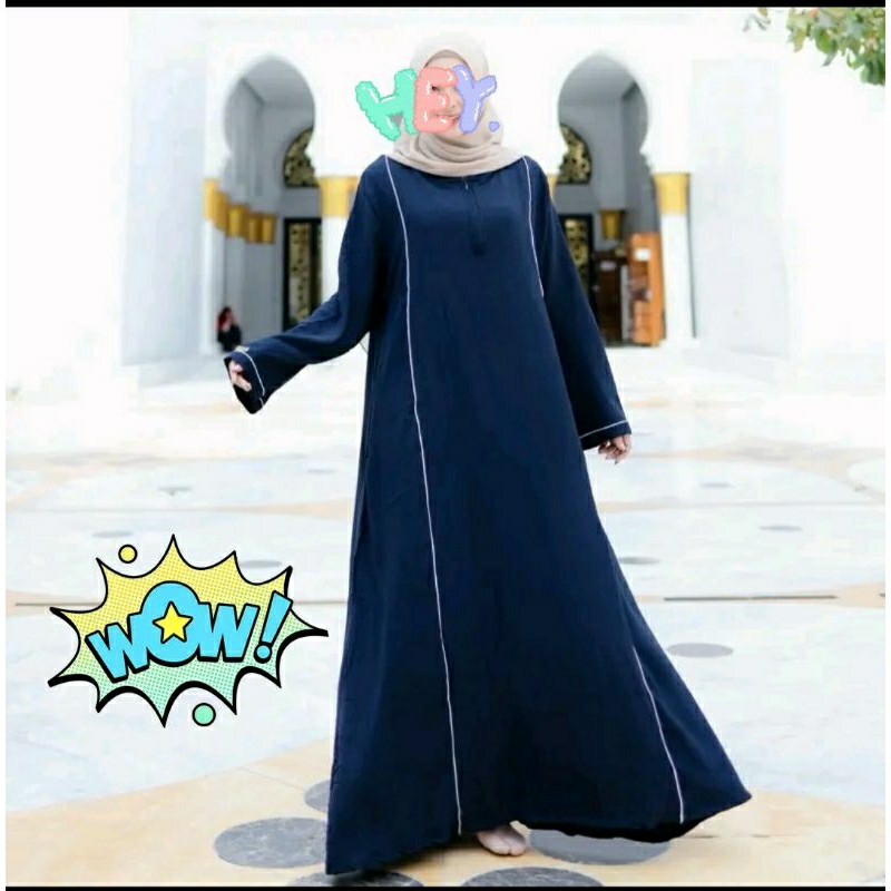BEST DEALS (TERMURAH DI SHOPEE)GAMIS ABAYA PREMIUM BISA (COD) PRODUK BEST SELLER ABAYA BASIC LIST
