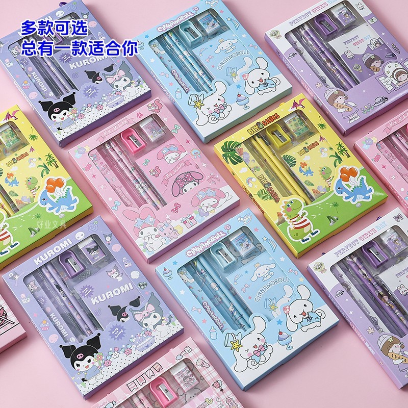 

{Sanrio} Set Alat Tulis Lengkap Crayon Mini Karakter Sanrio Kuromi/Melody/Cinnamoroll by Kakabicam