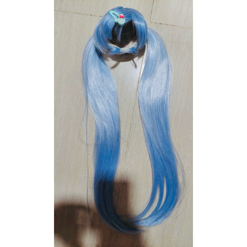 Preloved Snow Miku Wig for Dollfie Dream