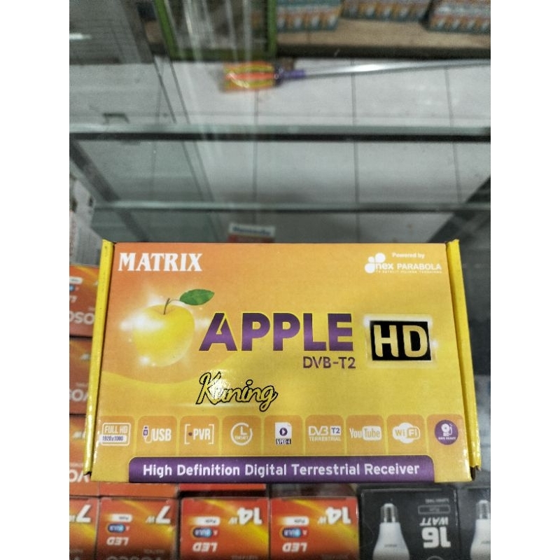 MATRIX SET TOP BOX APPLE Kuning DVB-T2 HD